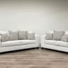 110 - Stone Sofa & Loveseat