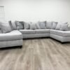 111 - Sectional (Dove-Nailheads)