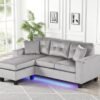Messi Grey - Reversible Sectional