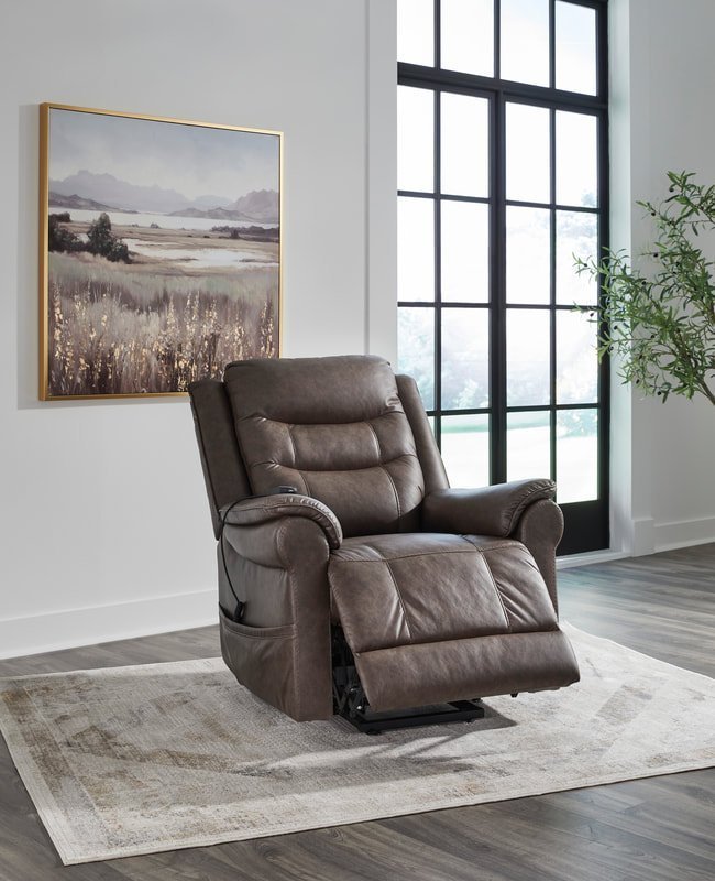 Ashley 1800412 - Power Lift Recliner (Heat/Massage)