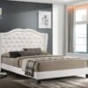 Paradise2 White - Full, Queen, King  *PLATFORM BED*