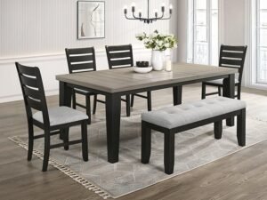 2152LG-6P BARDSTOWN LIGHT GREY DINING GROUP