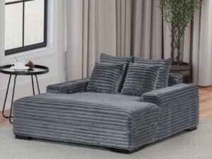 Happy Homes 3800 Charcoal Chaise Lounge