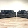 410 - Sofa and Loveseat Set (Charcoal)