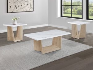 4226WO-SET ADEA 3PK CKTL SET WHITE OAK