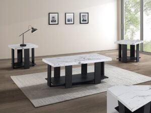 4230SET-MBL BORIS 3-PK COCKTAIL SET-FAUX MARBLE