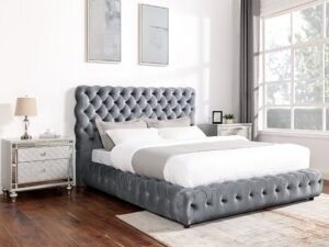 5112GY-ALL FLORY BED GRAY
