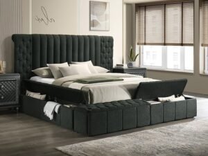 5201CL-ALL DANBURY CHARCOAL BED