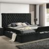 5203BK LILIANA BLACK BED FRAME