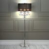 6121-F CHANDELIER FLOOR LAMP 62.5"H