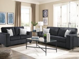 Ashley 872-13 Slate - Sofa & Loveseat Set