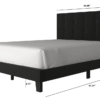 920 Black Platform Bed - Twin, Full, Queen, King