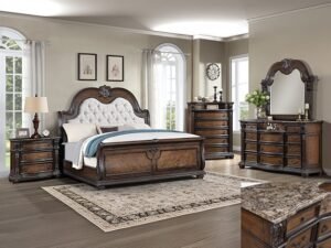 SETB1610 STANLEY BEDROOM GROUP -COFFEE BROWN