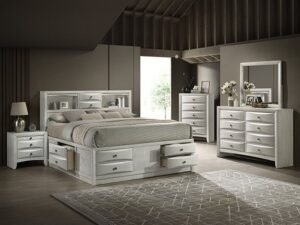 SETB4255 EMILY STORAGE WHITE BEDROOM
