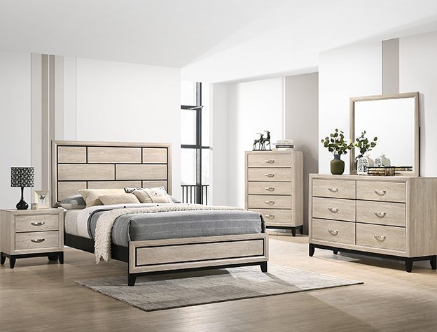 SETB4630 AKERSON BEDROOM DRIFT WOOD