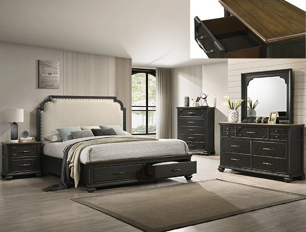 SETB6560 HAMILTON BEDROOM GROUP