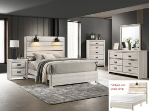 SETB6810 CARTER BEDROOM GROUP WHITE