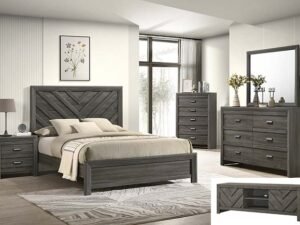 SETB9335 VALOR BEDROOM GROUP GREY