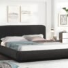 Annie Black Platform Bed - Queen, King