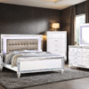 Blanca2 White Bedroom Set Queen, King