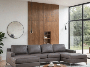 Candace Bronze Double Chaise Sectional