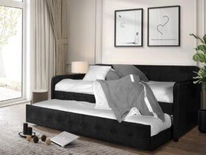 Chase Black - Daybed with Trundle