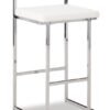D275-730 White Bar Stool