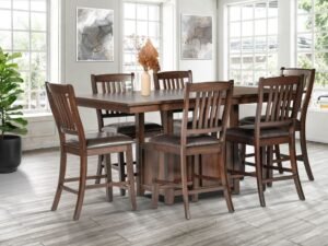 D850 - Counter Height Table + 6 Chair Set
