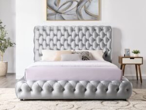 Dream Gray Platform Bed - Queen, King