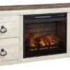 EW0267-268 - TV Stand w/Fireplace 60" L