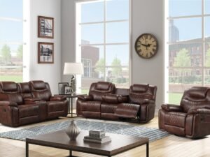 Galveston Brown - 3PC OVERSIZED Reclining Set