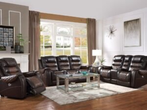 Harley Power - TOP GRAIN LEATHER Reclining Set