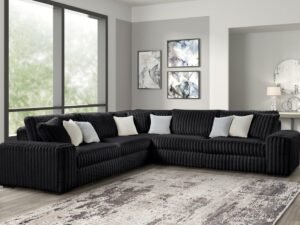MARSHMALLOW Black OVERSIZED Sectional