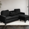 NEYMAR Black - Reversible Sectional