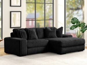 SUNDAY2 BLACK 2PC Sectional