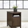 T310-217 Side End Table (USB Ports/Power Outlet)