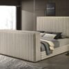 Villa White Platform Bed - Queen, King