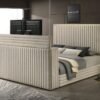 Villa White Platform Bed - Queen, King
