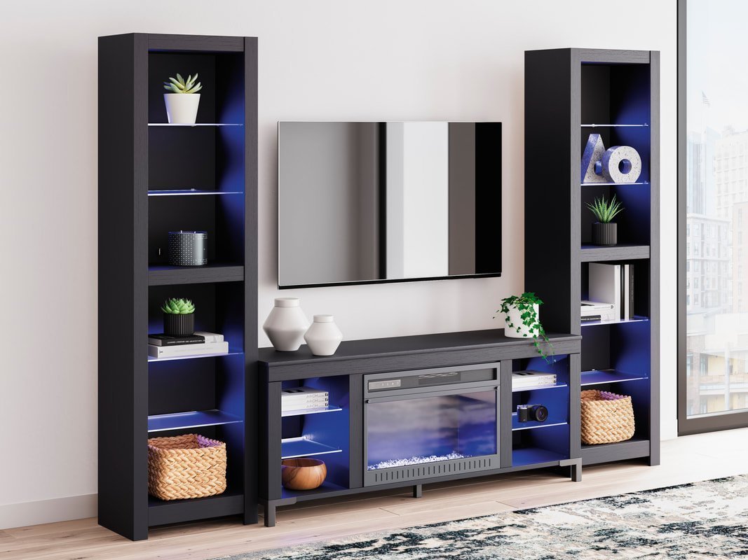 W2721 - TV Stand w/ Fireplace (LED Lights)