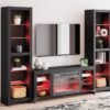 W2721 - TV Stand w/ Fireplace (LED Lights)