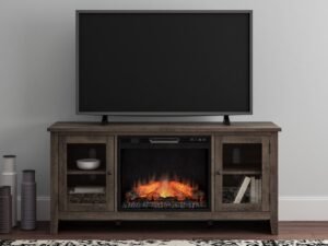 W275-68 - TV Stand W/Fireplace 60"L