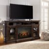W701-88 TV Stand w/Fireplace 72"L