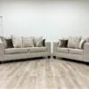 110-Hollywood Beige Sofa & Loveseat